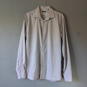 Galileo business dress non-iron long-sleeve shirt men slim XXL